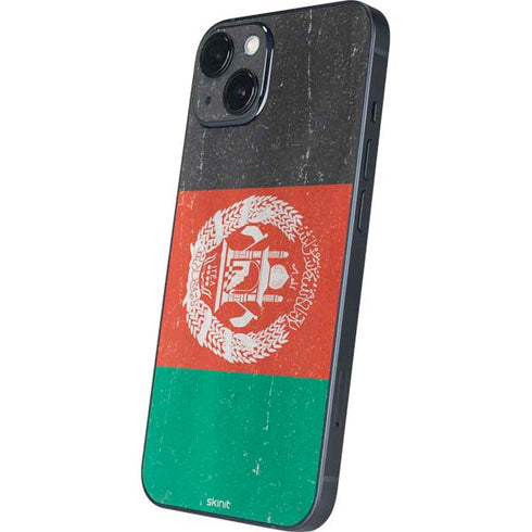 Afghanistan Flag Distressed iPhone 15 Skin
